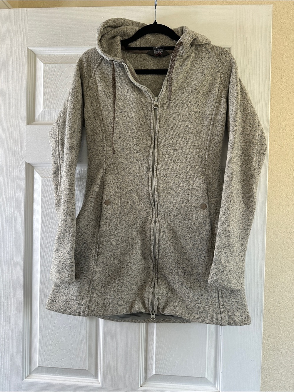 Outdoor Research Women's Heather Gray Teddy Zip-Up Hooded Jacket